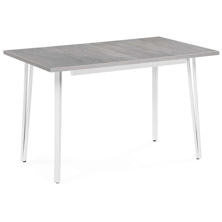 Раскладной обеденный стол Денвер 120 серого цвета