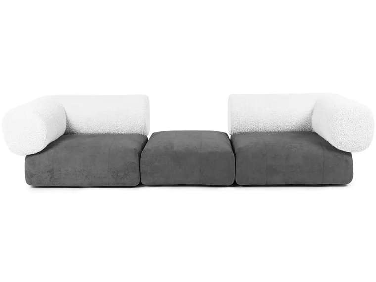 Модульный диван Trevi серо-белого цвета