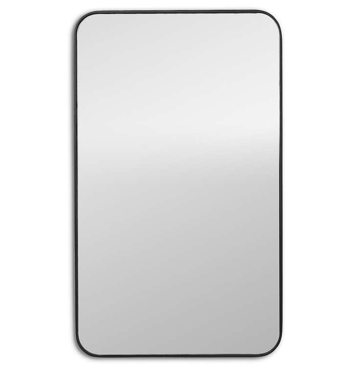Настенное зеркало Smart М в раме черного цвета