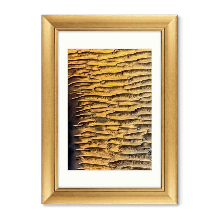 Набор из 2-х репродукций картин в раме Кратер Перистые гребни, фото с орбиты Марса, 2014г.