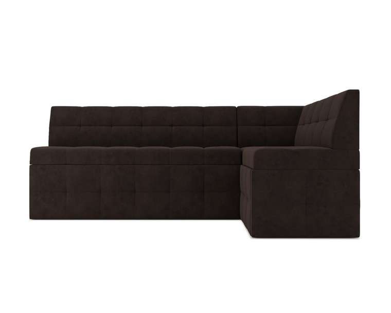 Угловой диван-кровать Атлантис М коричневого цвета правый угол