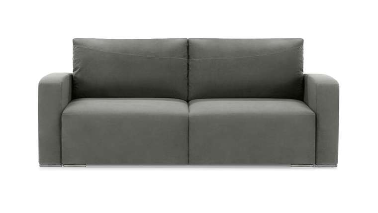 Прямой диван-кровать Окленд Лайт серого цвета