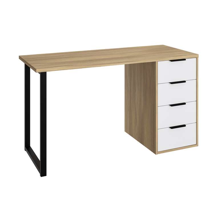 Письменный стол С-402 бежевого цвета