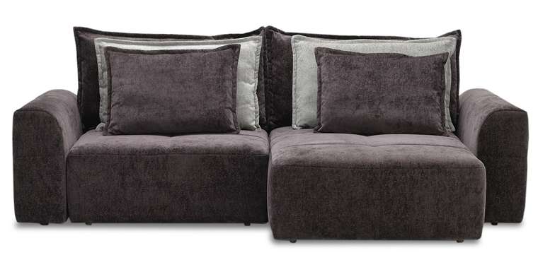 Угловой диван-кровать Ладья Ройс фиолетового цвета