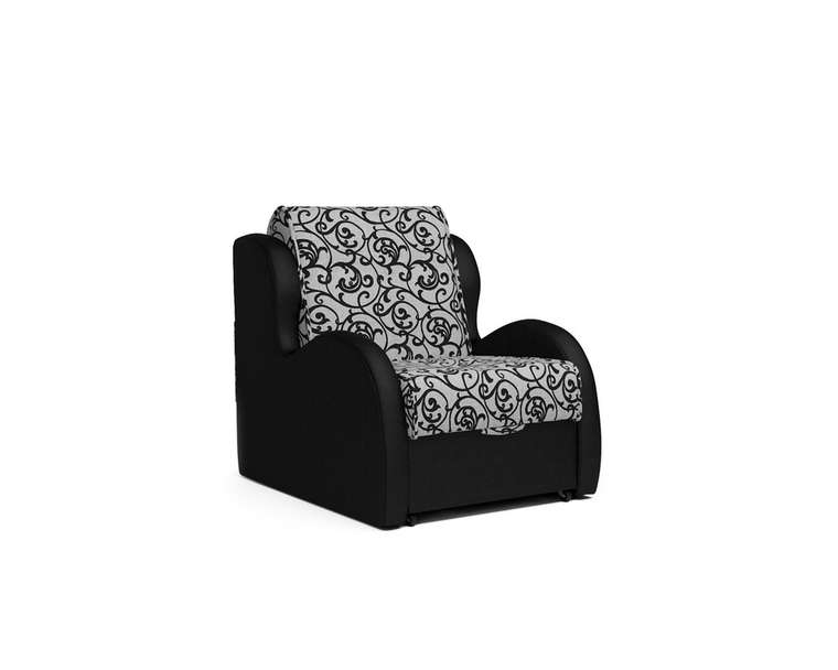 Кресло-кровать Атлант черно-серого цвета