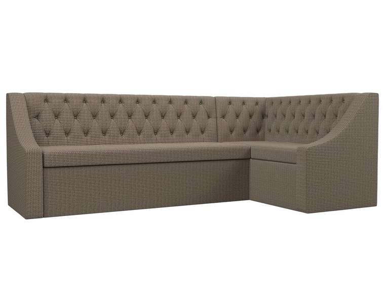 Кухонный угловой диван-кровать Мерлин цвета корфу правый угол