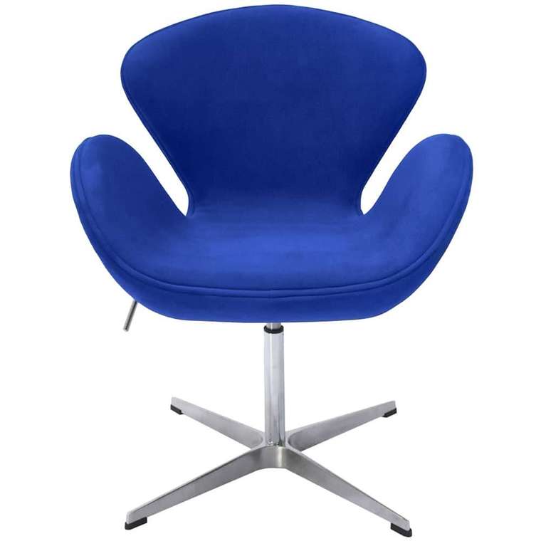 Кресло Swan Chair синего цвета