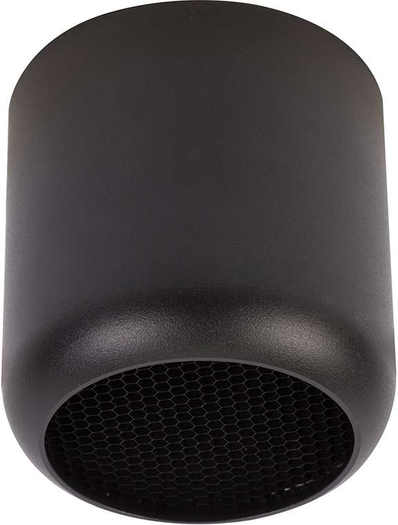 Светильник потолочный Feron HL365 Barrel ECHO 48400 чёрный, с антибликовой сеточкой