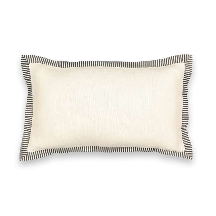 Чехол на подушку из джута Nylou белого цвета