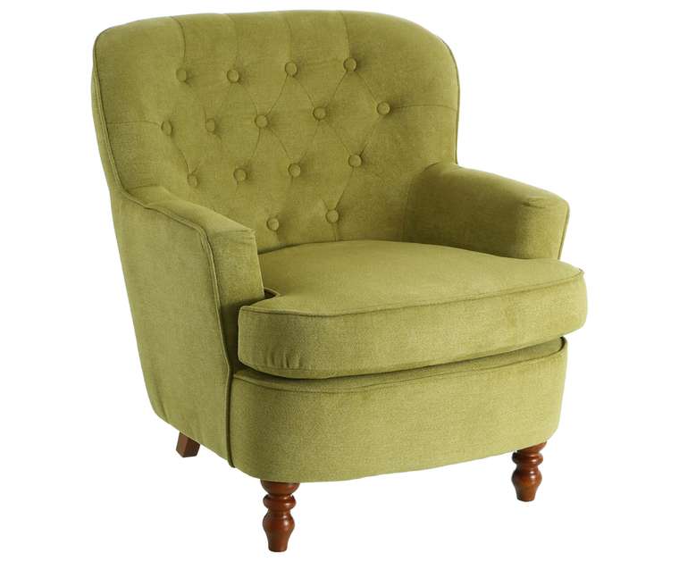 Кресло зеленого цвета