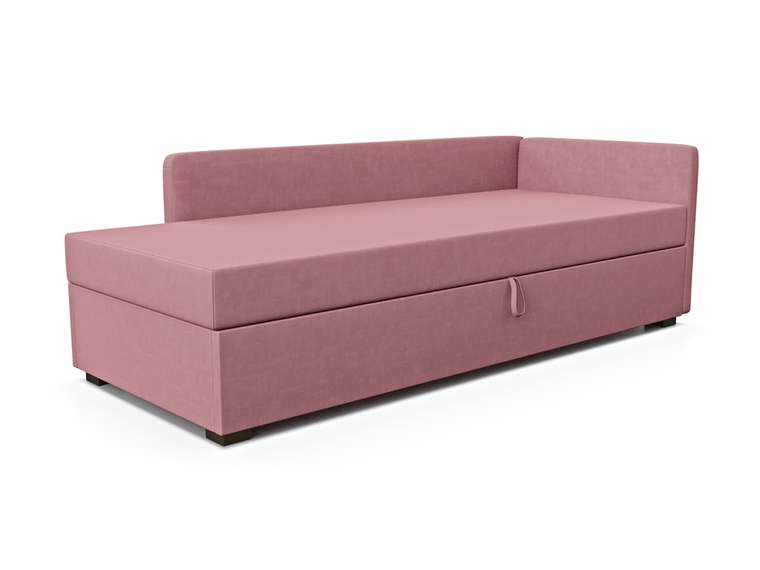 Кушетка Велес розового цвета правый угол