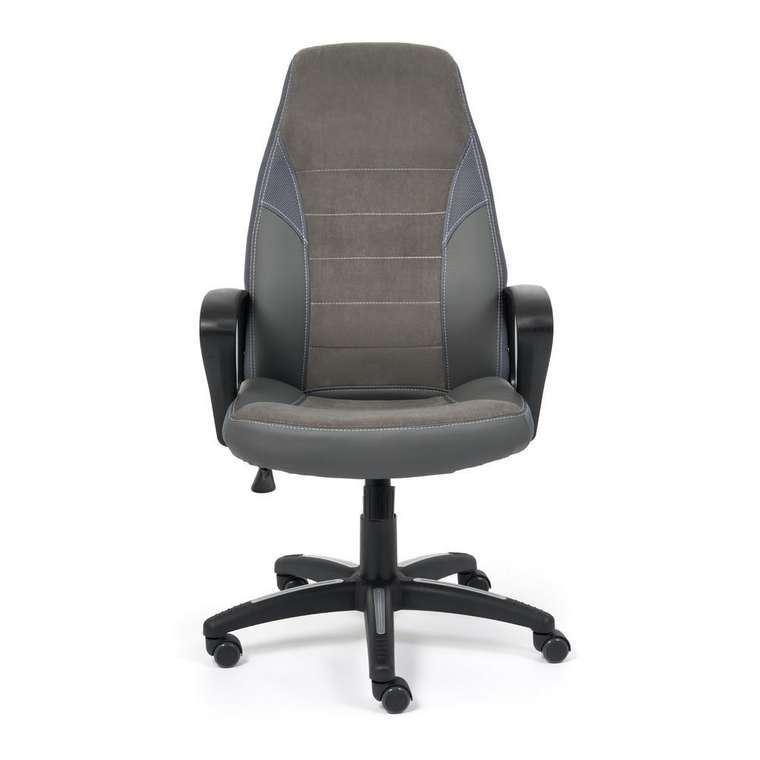 Кресло офисное Inter серого цвета
