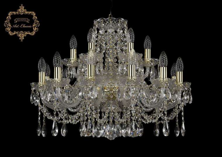 Хрустальная подвесная люстра Art Classic 45271 11.12.12+6.240.Gd.Sp подсвечник