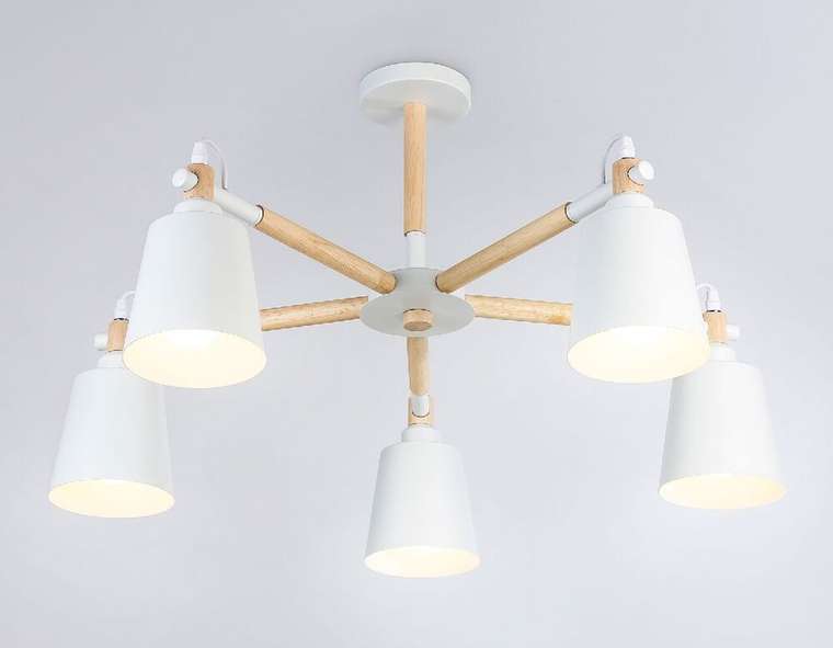 Люстра на штанге Loft TR82208 (металл, цвет белый)