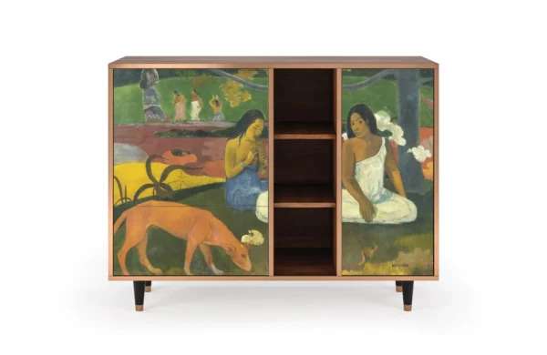 Комод BS2 Arearea by Paul Gauguin с корпусом цвета орех