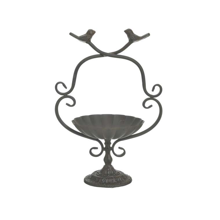 Декор настольный - ваза серого цвета