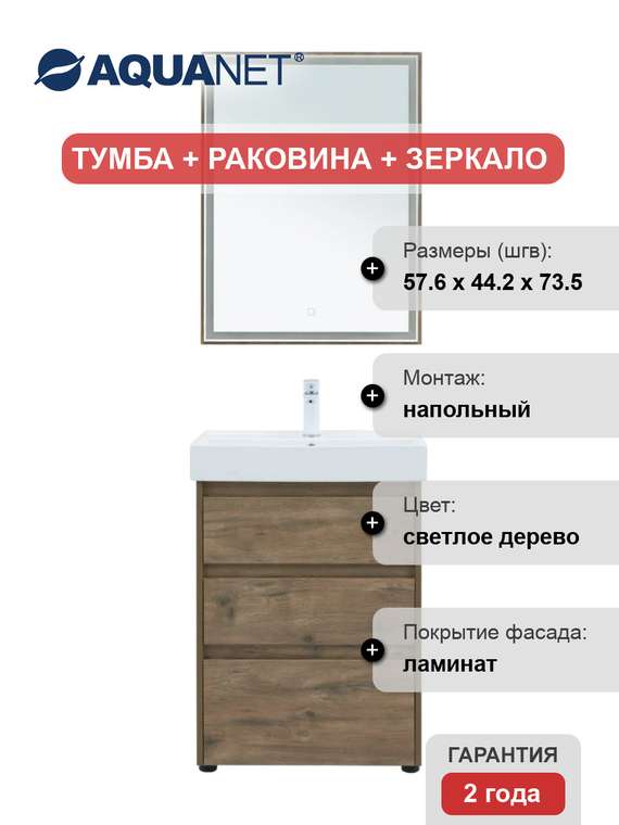 Мебель для ванной Nova Lite