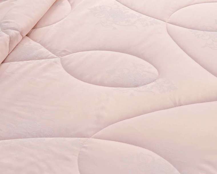 Одеяло Шарлиз 160х220 персикового цвета 