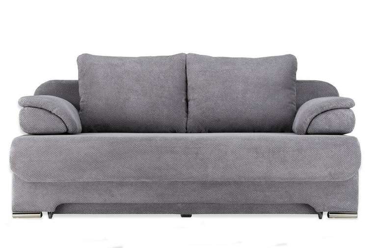 Прямой диван-кровать Биг-Бен серого цвета