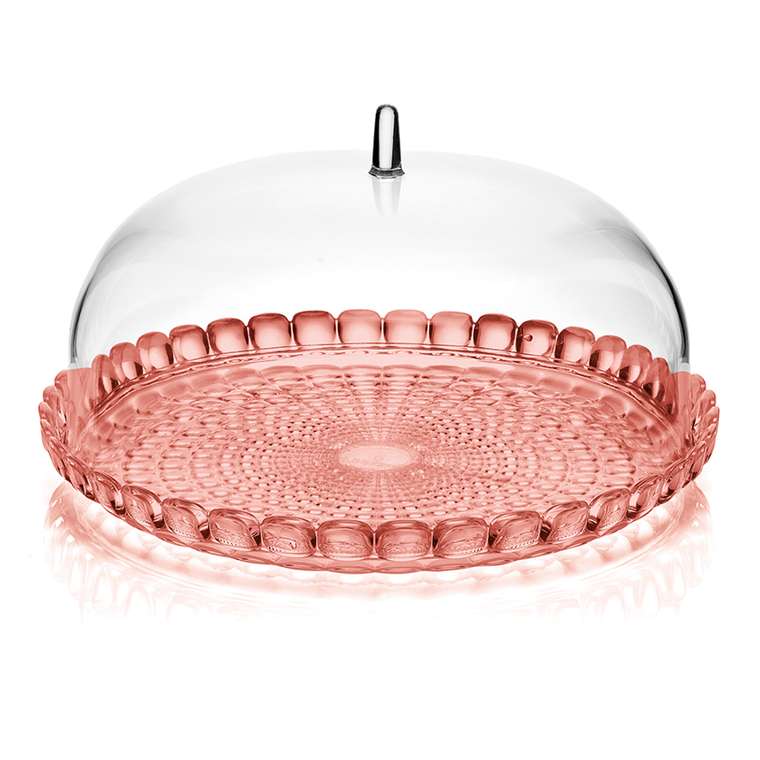 Блюдо сервировочное Guzzini Tiffany s коралловое