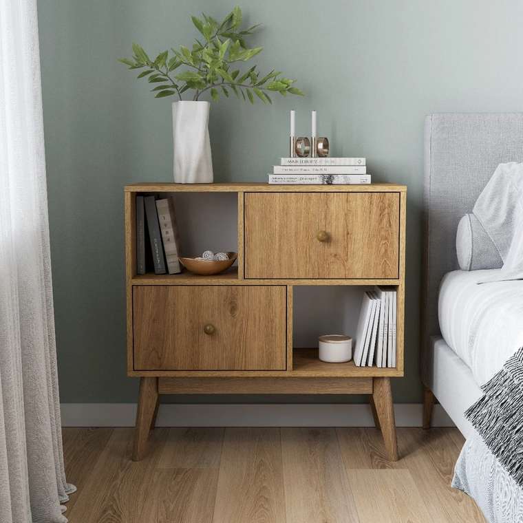 Комод Wood бежевого цвета