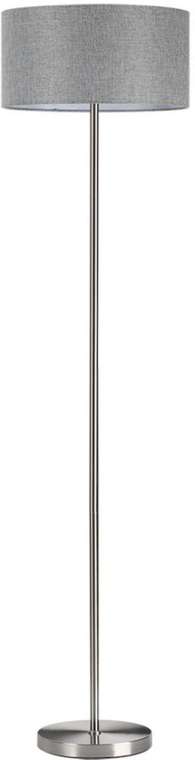 Торшер Lumion Nikki 8251/2F никель/серый, металл/текстиль Е27 2*60W 220V