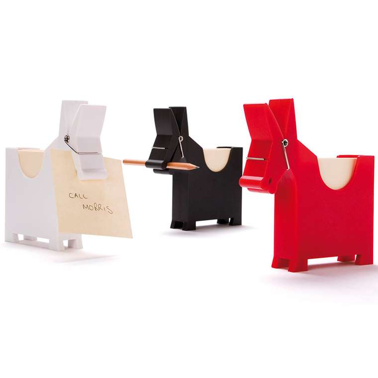 Держатель для записок с блоком Monkey Business morris красный