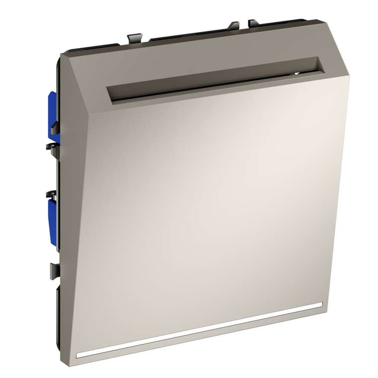 Выключатель встраиваемый VOLTUM S70 карточный 16А, (кашемир)