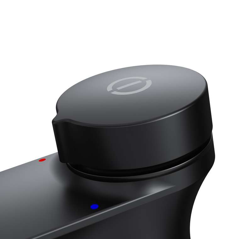 Смеситель для раковины Am.Pm Inspire TouchReel черного цвета