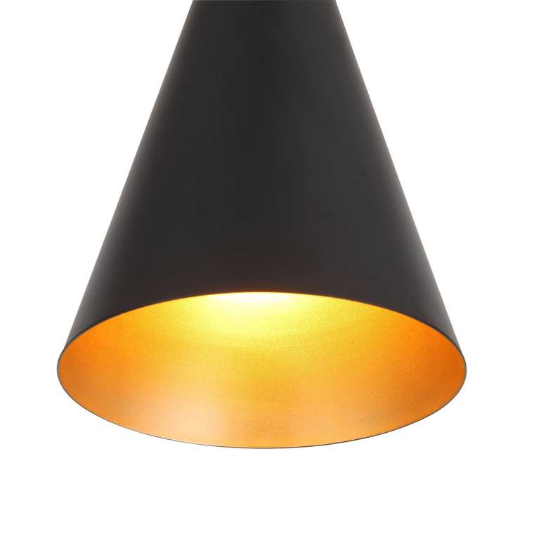 Подвесной светильник Gocce черного цвета