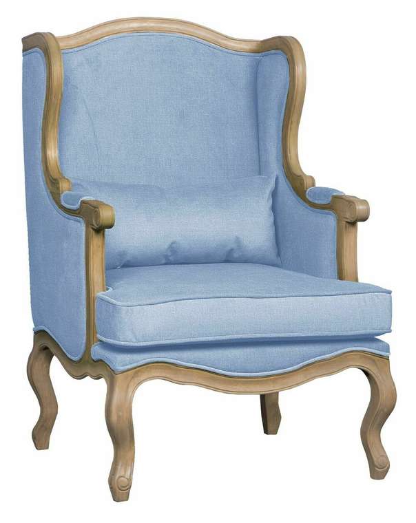 Кресло Сезарина голубого цвета