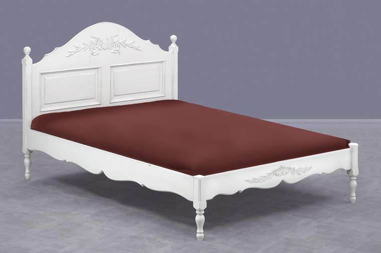 Кровать двуспальная Снежный Прованс 160х200 см