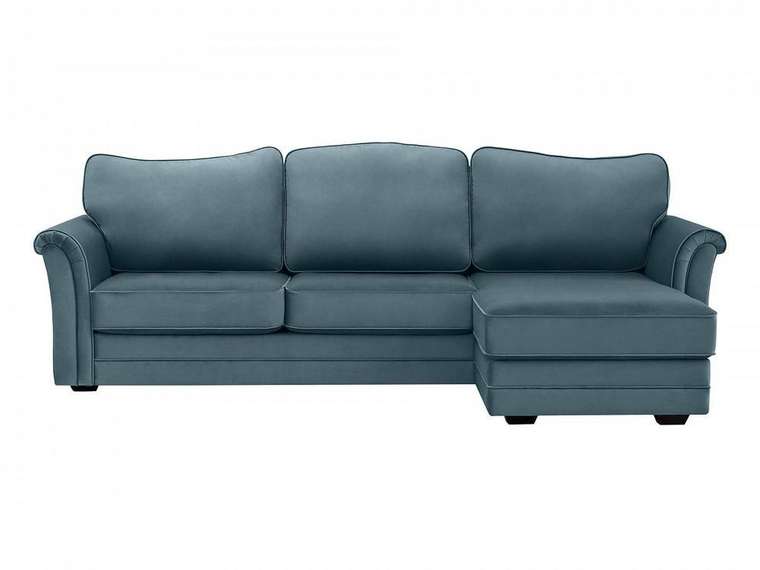 Угловой диван-кровать Sydney серо-синего цвета
