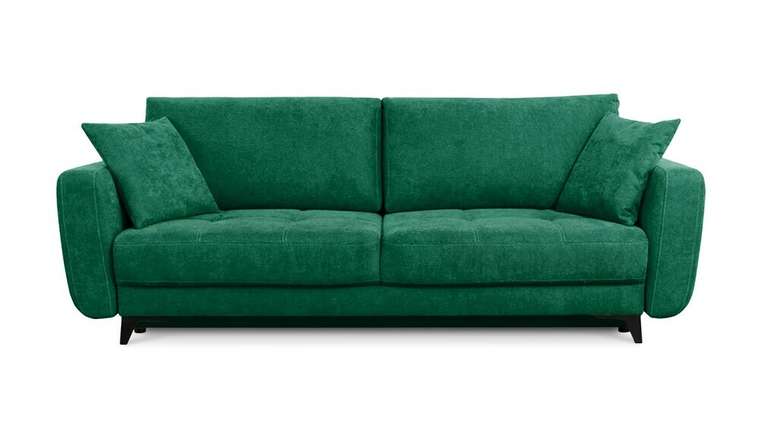 Диван-кровать Бербери Лайт 150х200 темно-зеленого цвета