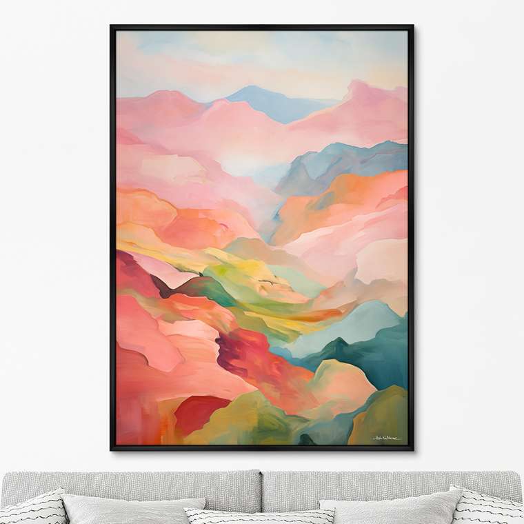 Репродукция картины Landscape collection, The hills, No 2, 2024г.