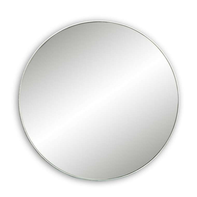 Настенное зеркало Орбита M серебряного цвета