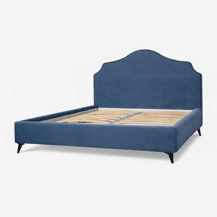 Кровать Bliss LB 180х200 темно-синего цвета без подъёмного механизма