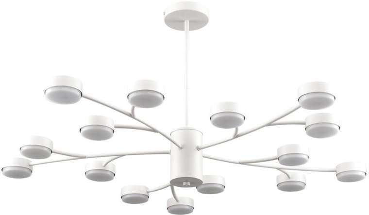 Потолочная люстра на штанге Lumion Torina 8265/15 металл/металл белый/белый GX53 LED 15*7W 220V