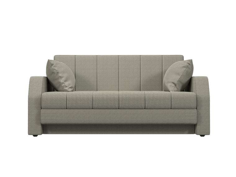 Прямой диван-кровать Малютка серо-бежевого цвета