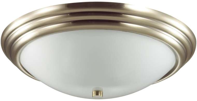 Настенно-потолочный светильник круглый античная латунь E27 3*60W Lumion Kayla 5262/3C