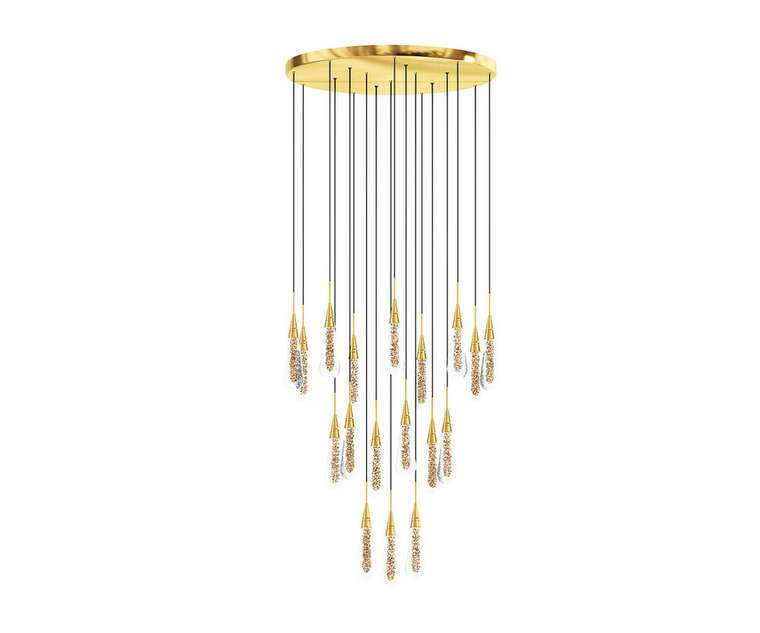 Подвесная светодиодная люстра Kink Light Асмер 07861-18A,33