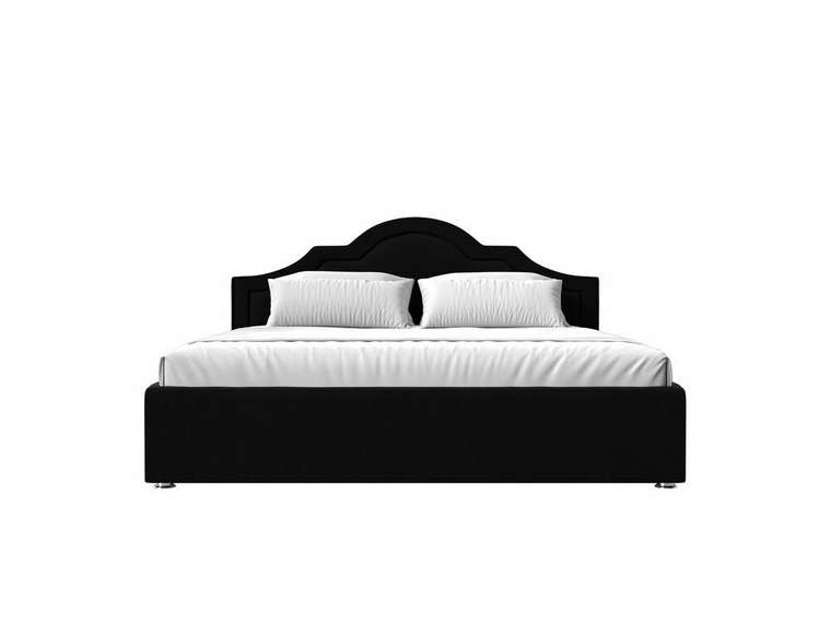 Кровать Афина 160х200 черного цвета с подъемным механизмом