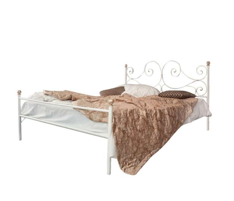 Кровать Верона 140х200 белого цвета