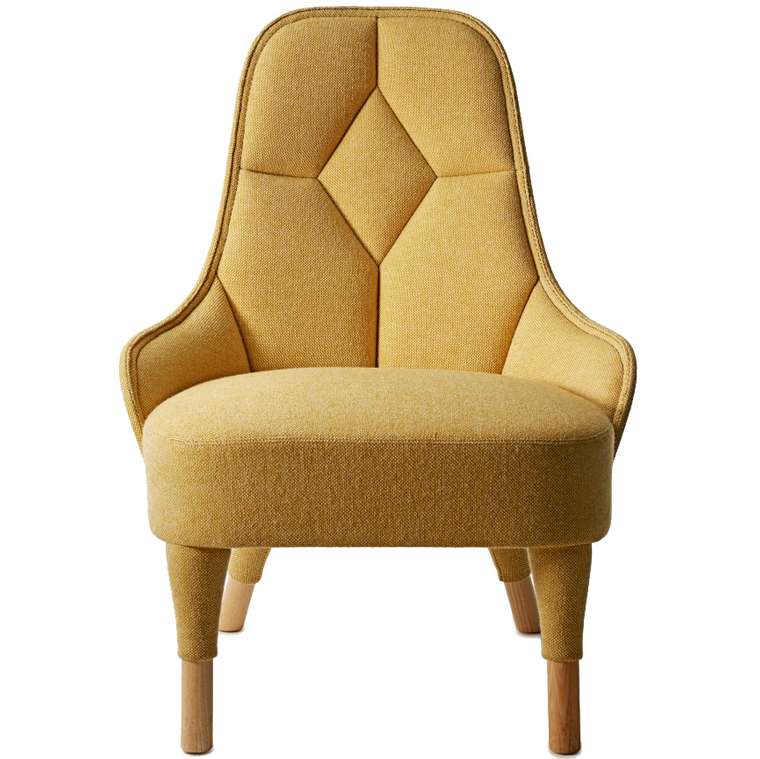 Кресло Emma желтого цвета