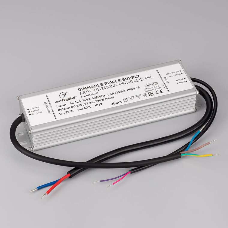 Блок питания Arlight ARPV-UH24320A-PFC-DALI2-PH 025654(2)
