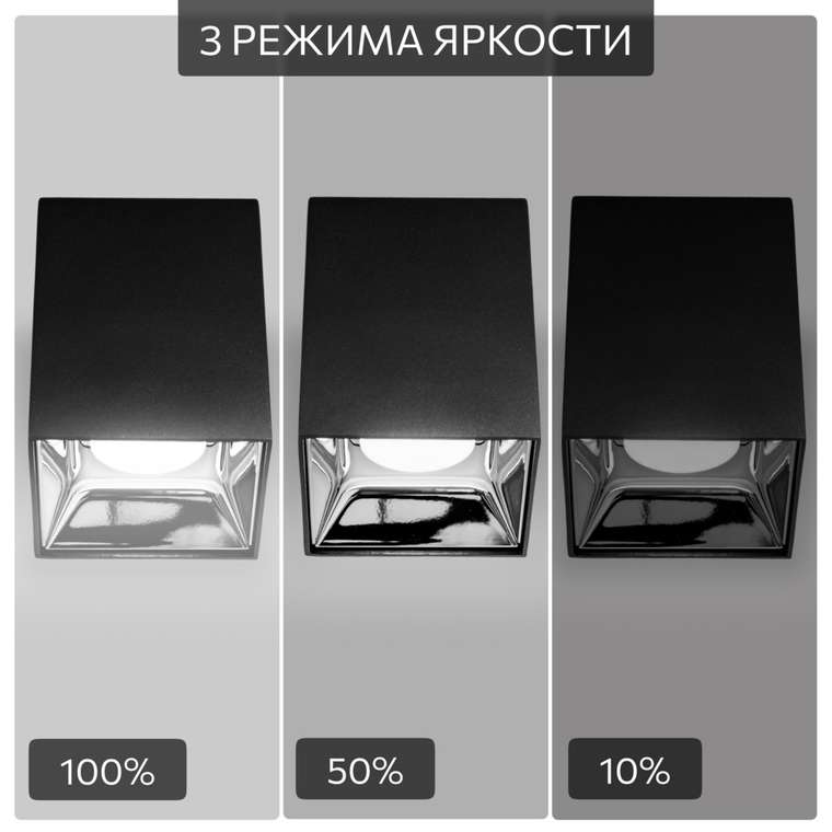 Citilux Старк CL7440212 LED Светильник накладной Чёрный Хром