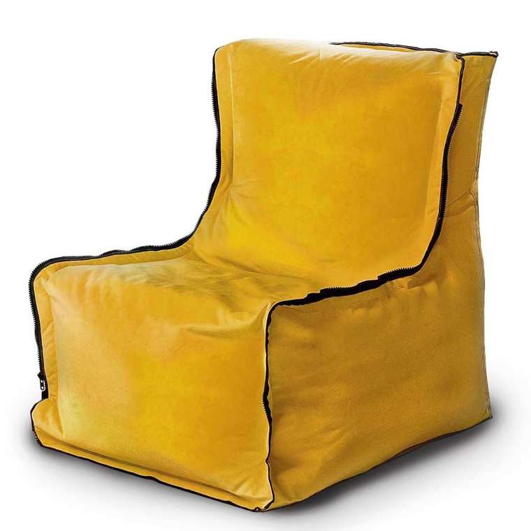 Кресло-мешок Лофт Дижонская горчица ярко-желтого цвета