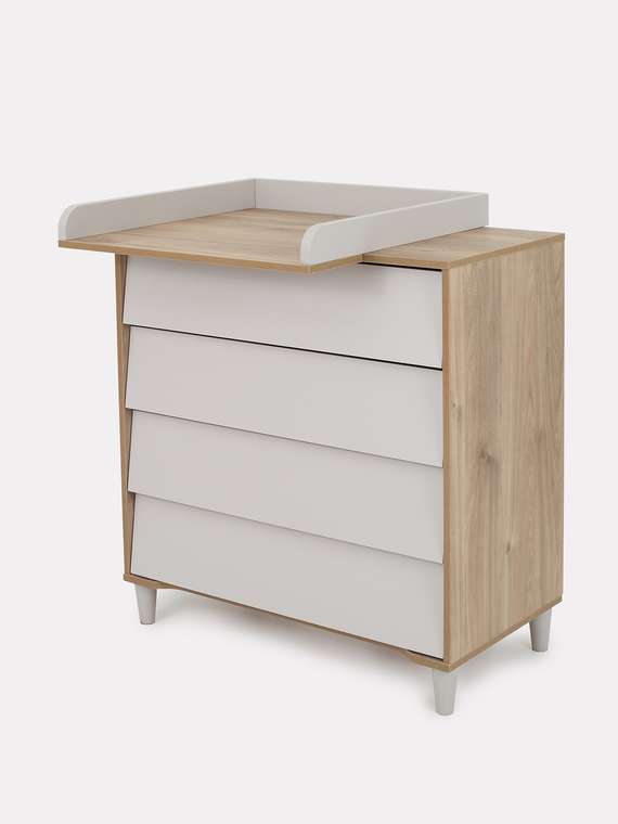 Пеленальный комод Bergen бежевого цвета