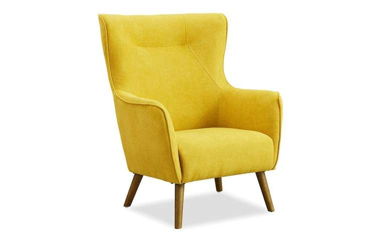 Кресло Camilla желтого цвета