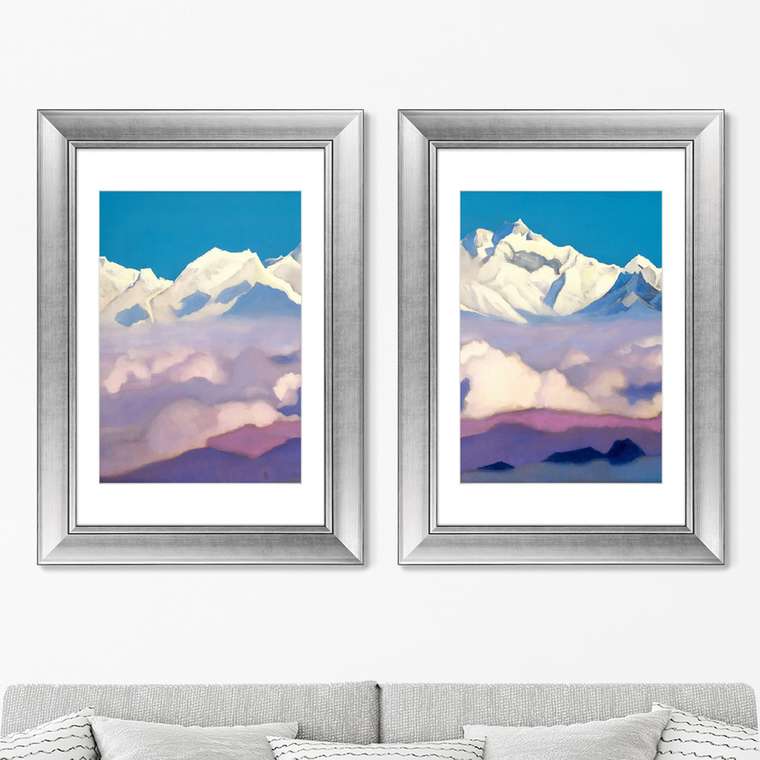 Набор из двух репродукций картин Под небом голубым 1929 г.